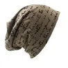 Beanie chaud - chapeau unisexe - lettres & étoiles