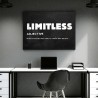 LIMITLESS - citation inspirée - affiche murale - toile