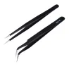 Anti-static tweezers - stainless steel - electronics repair tool - 2 piecesRepair