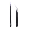 Anti-static tweezers - stainless steel - electronics repair tool - 2 piecesRepair