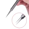 Stainless steel precision tweezers - pointed & curved - phone repair toolTweezers