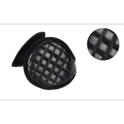 Cuir & peluche - oreillettes - pliable
