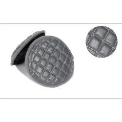 Cuir & peluche - oreillettes - pliable