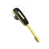 Mini - Crochet d'oreille Bluetooth - mains libres - écouteur en cuir avec microphone - bruit annulling