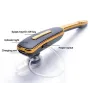 Mini - Crochet d'oreille Bluetooth - mains libres - écouteur en cuir avec microphone - bruit annulling