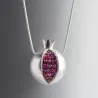 Collier tendance avec fruit grenade