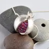 Collier tendance avec fruit grenade