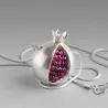 Collier tendance avec fruit grenade
