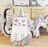 Oreiller en forme d'animaux - chat - cheval de mer - licorne - crème glacée - peluche