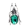 Cristaux verts - broche
