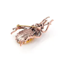 Cristaux verts - broche