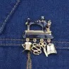 Machine à coudre noire - broche - broche
