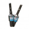 Diamond core bit - electric drill adapter - SDS Plus M22 - round - square - triangleBits & drills