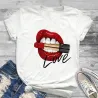 Les lèvres rouges - balle - Amour - T-shirt imprimé