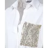 Sequin long sleeve shirt & glitter shiny pant - setBlouses & shirts
