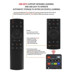 G20S - 2.4G - souris d'air sans fil - gyro - commande vocale - mini clavier - télécommande pour PC Android TV Box