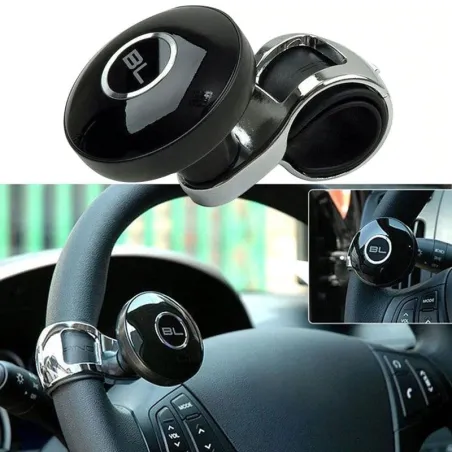 Poignée de volant universel de direction de voiture - bouton de rotation