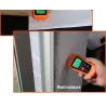 MT-18 - orange - testeur numérique - compteur d'humidité du bois / papier - capteur d'humidité du mur - testeur