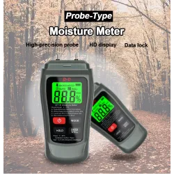 MT-18 - grey - digital tester - wood / paper moisture meter - wall moisture sensor - testerElectronics & Tools
