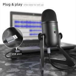 K678 - microphone professionnel USB - enregistrement - streaming - jeu - pour PC / Mac / PS4