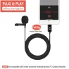 YC-LM10 II - 1.5m - 3m - 6m - microphone professionnel Lavalier - câble pour iPhone