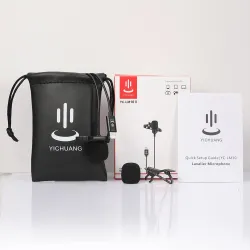 YC-LM10 II - 1.5m - 3m - 6m - microphone professionnel Lavalier - câble pour iPhone