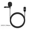YC-LM10 II - 1.5m - 3m - 6m - microphone professionnel Lavalier - câble pour iPhone