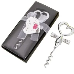 Wine bottle opener - corkscrew - heart shaped handleBar supply
