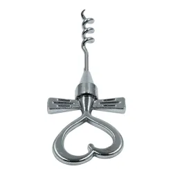 Wine bottle opener - corkscrew - heart shaped handleBar supply