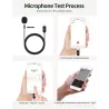 YC-LM10 II - 1.5m - 3m - 6m - microphone professionnel Lavalier - câble pour iPhone