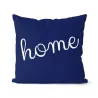 Navy blue geometric - cushion cover - polyester - 45 * 45cmCushion covers