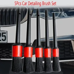 Ensemble de brosses de nettoyage de voiture - 5 pièces