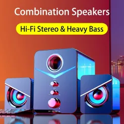 Ordinateur set - Bluetooth 5.0 - USB - son stéréo - basse