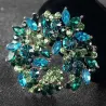 Fleurs de cristal - broche