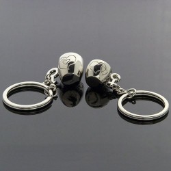 Engraved heart cups - keychain for couples - 2 piecesKeyrings