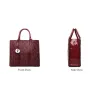 Motif serpent en cuir à la mode - sac à bandoulière / bandoulière - 3 pièces