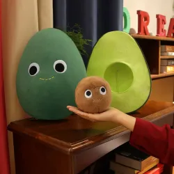Avocado plush pillow - with a small toy insideCuddly toys
