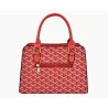 Sac à main en cuir - bandoulière - petite pochette - motif géométrique - ensemble 3 pièces