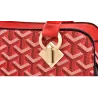 Sac à main en cuir - bandoulière - petite pochette - motif géométrique - ensemble 3 pièces