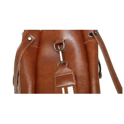 Elegant leather handbag - crossbody - small clutch bag - 3 pieces setSets