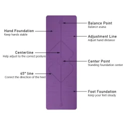 Fitness yoga mat - gym - pilates - fitness - 1830*610*6mm