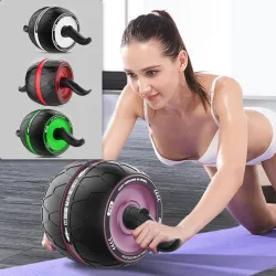 Abs roller - abdominal wheel - with knee pad