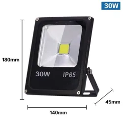 10W - 30W - 50W - 220V - LED floodlight - waterproof reflector - motion sensorFloodlights