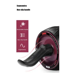 ABS roller - wheel - abdominal muscle trainer - knees matEquipment