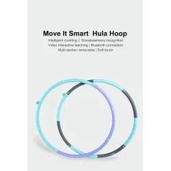 Smart Bluetooth hula hoop - calorie counting - somatosensory recognition - adjustable loop - LED displayEquipment