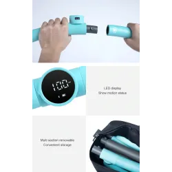 Smart Bluetooth hula hoop - calorie counting - somatosensory recognition - adjustable loop - LED displayEquipment