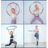 Smart Bluetooth hula hoop - calorie counting - somatosensory recognition - adjustable loop - LED displayEquipment