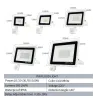 LED floodlight - PIR motion sensor - 10W - 20W - 30W - 50W - 100W - waterproof