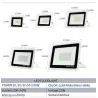 LED floodlight - PIR motion sensor - 10W - 20W - 30W - 50W - 100W - waterproof