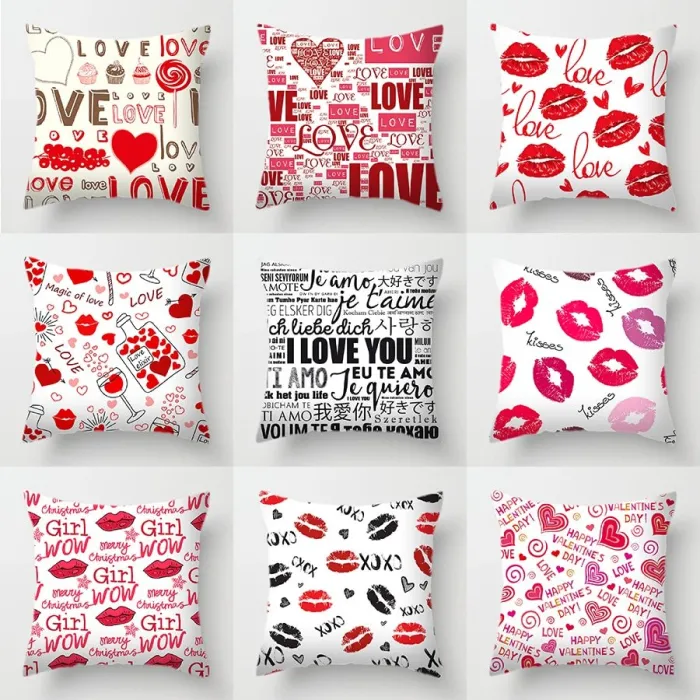 Valentine's day pillowcase - 45*45cm